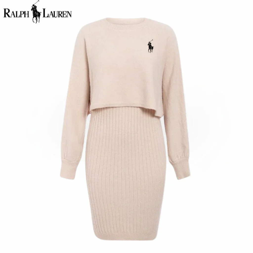 Cozy Ribbed Sweater Dress || Utförsäljning - Bild 4