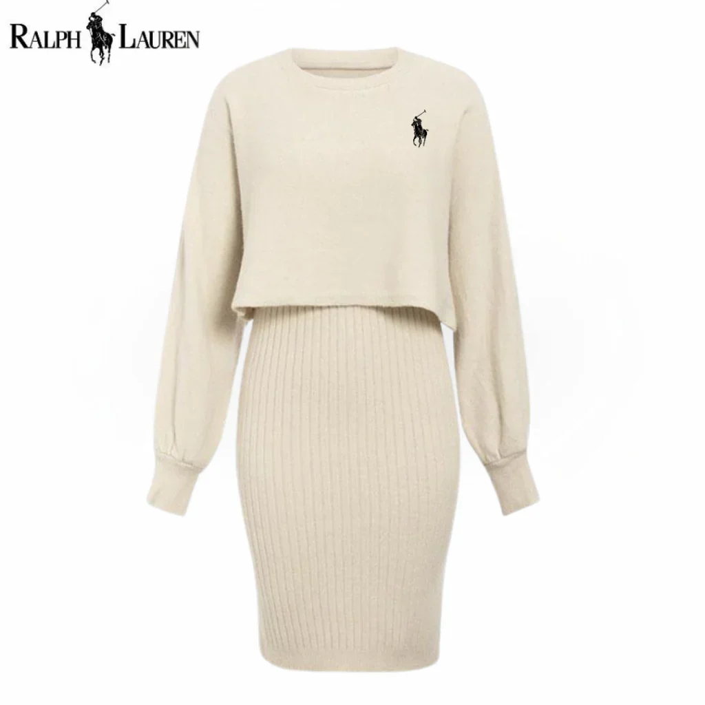 Cozy Ribbed Sweater Dress || Utförsäljning - Bild 6
