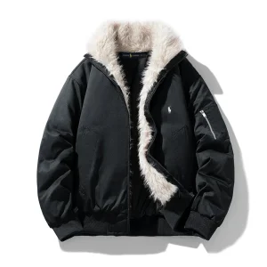 2026 Arctic Luxe Pälsfodrad Bomberjacka - Utförsäljning