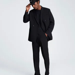 Färdig Flex Slim-Fit Dubbbröstad kostym