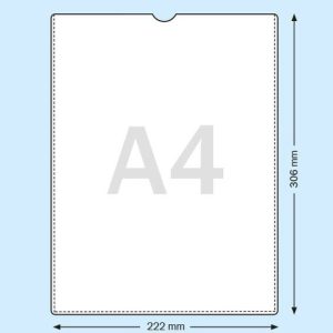 Plastficka A4 100-pack