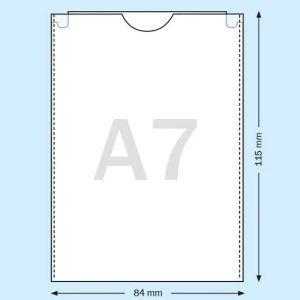 Plastficka A7 100-pack