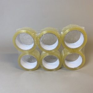 Packtejp PVC 50mmx66m Klar 6-pack