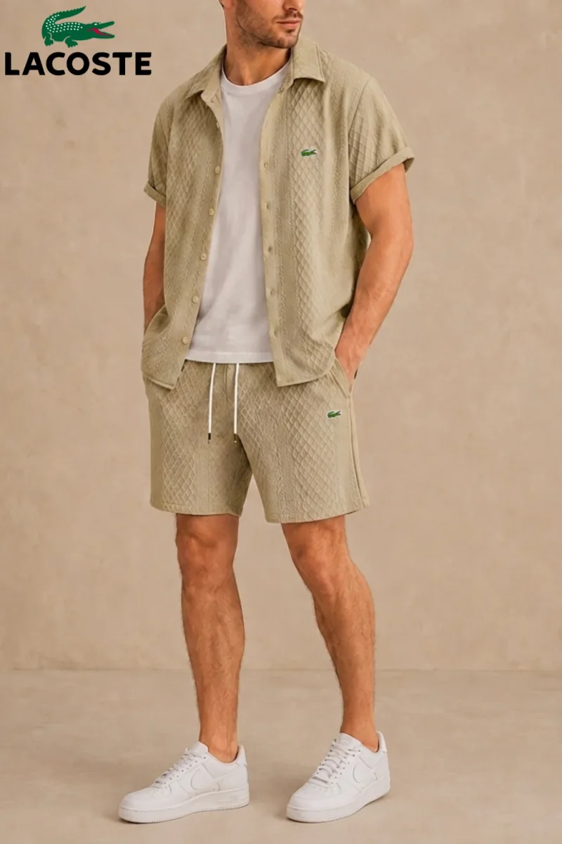 Sommarstickad Skjorta och Shortsset || Utförsäljning - Bild 5