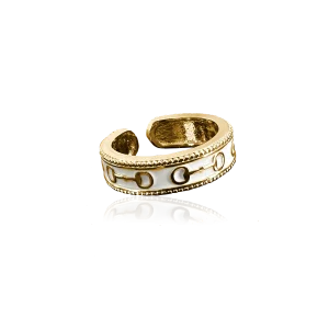 HORSE ENAMEL RING