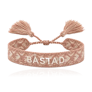 WOVEN BRACELET Båstad - Light Pink