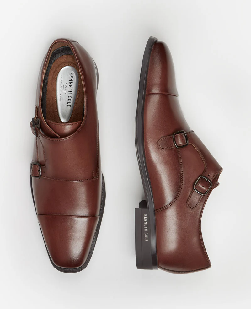Charles Dubbel monksträp Cap Toe Oxford